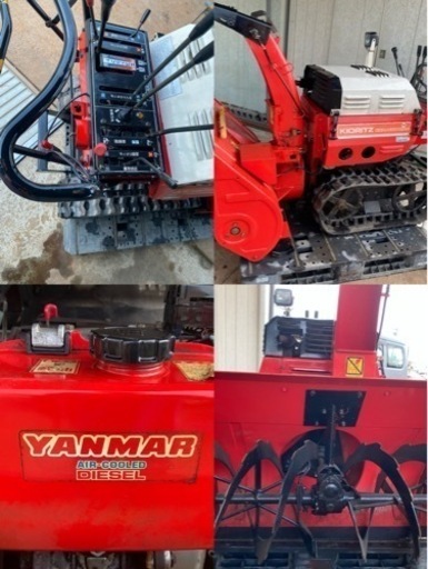 （ヤ）除雪機 共立エコーKSRA100DX-E セル始動ヤンマーディーゼルエンジン 10馬力動作確認済みクローラー新品同様 ヤ）除雪機 共立エコーKSRA100DX-E セル始動ヤンマーディーゼル