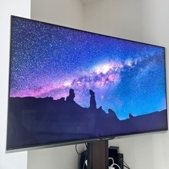 YouTube、Netflixなどが大画面で見れる4K液晶テレビ(60型)