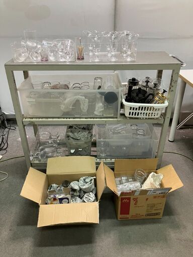 ☆中古￥9,800！【会員価格￥9,800】コーヒーショップ商品　セット売り　【BH028】