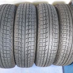 冬 ミツビシ純正 EKワゴン【富山】14インチ 三菱純正 EK スタッドレスタイヤ ミツビシ EK純正 155/65R14 DAYZ デイズ  中古4本 車検対応