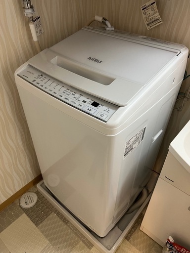 HITACHI 洗濯機 BW-V70G 2021年 ビートウォッシュ M0101-