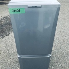 2066番 三菱✨ノンフロン冷凍冷蔵庫✨MR-P15W-S‼️