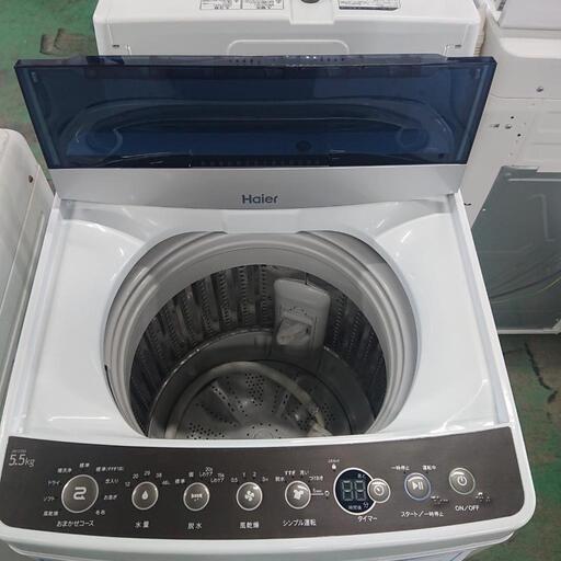 (k2297k-40) 値下げ⤵️ ¥16000→¥12000   北名古屋市  洗濯機  5.5㎏  ハイアール  2018年式　リサイクルショップ  こぶつ屋