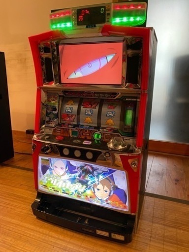 パチスロ実機　エウレカセブン　初代　コイン不要機　引取り