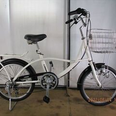 C125 ☆ 10000円スタート☆ ミニベロ 【アサヒ Loisr 白 20インチ 】