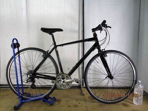 C126★22000円スタート★整備済み スポーツ中古自転車【クロスバイク　アルミ　backpacker welby 黒50㎝】
