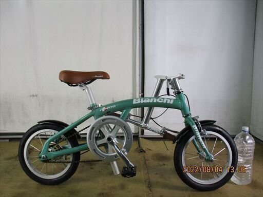 C127★新品車！★希少！！36000円スタート★bianchi novita 【グリーン　14インチ 】