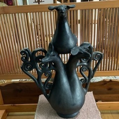 陶器のオブジェ