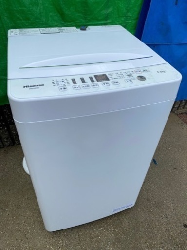 お薦め品‼️高年式‼️分解洗浄済み‼️ハイセンス洗濯機5.5kg 2021年