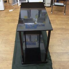 茶道具 台子 組み立て式 棚 茶棚 漆器 真台子 木製 黒 棚物 札幌市 厚別