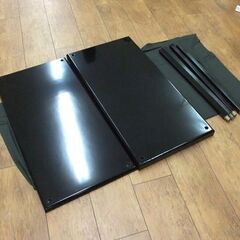 茶道具 台子 組み立て式 棚 茶棚 漆器 真台子 木製 黒 棚物 札幌市 厚別