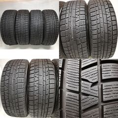 ＜スタッドレス・ホイール 4本＞ 215/60R16 ヨコハマタイヤ 2017年 80～90% 16x6.5 エスティマ30 5H -114.3　～横浜市旭区 ズーラシア近く～