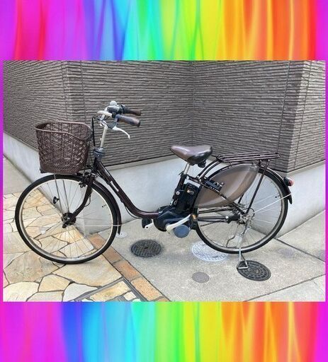 バッテリー最高レベル！ビビDX　Panasonic　パナソニック　電動自転車　電動アシスト自転車　中古　805③