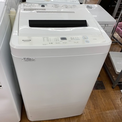 maxzen 全自動洗濯機　6.0㎏　2021年製