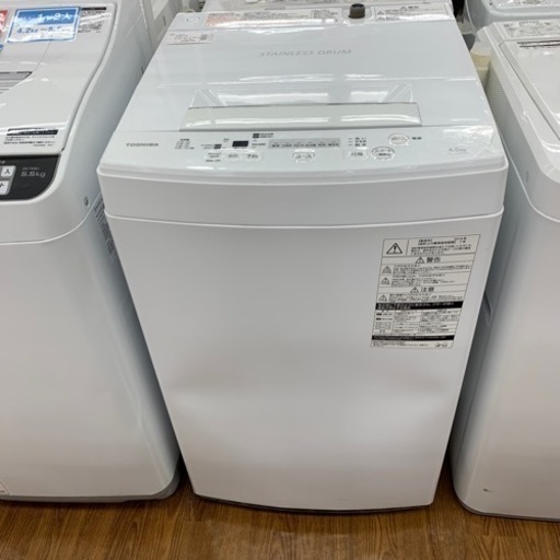 TOSHIBA 全自動洗濯機　4.5㎏　2019年製