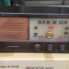 アルファ　真空管ラジオ　MODEL SC-15  動作未確認