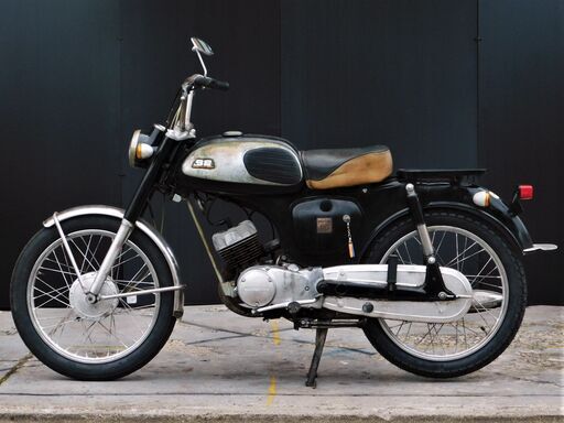 愛媛発★値下 レア 旧車 ブリヂストン90 エンジン キック一発♪ 昭和 国産 ビンテージ レトロ 走行距離18,774km =始動動画有= 現状販売 愛媛発☆値下 レア 旧車 ブリヂストン90 エンジン キック一発♪ 昭和