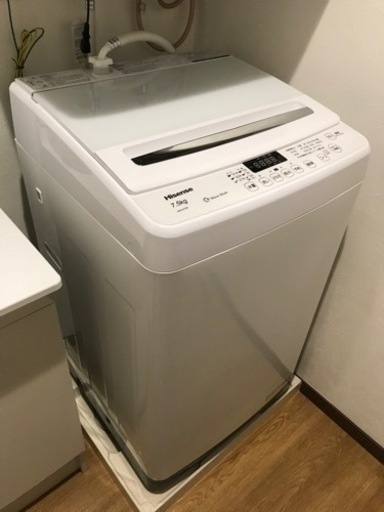 (予約中) Hisense洗濯機 7.5kg HW-G75A \u0026 冷蔵庫 HR-D15E