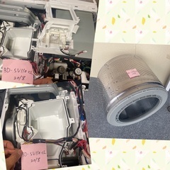 高年式！送料設置無料！分解洗浄！ HITACHI BD-SV110CL ドラム式洗濯機