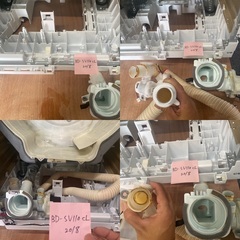 高年式！送料設置無料！分解洗浄！ HITACHI BD-SV110CL ドラム式洗濯機