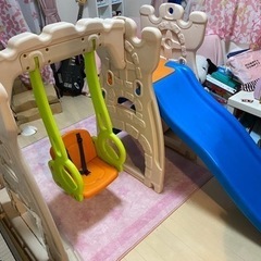 幼児用滑り台　ブランコ