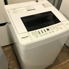 配送可能　2019年式　ハイセンス 全自動 洗濯機 4.5kg ...