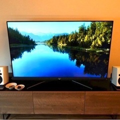受渡決まりました】55インチ4KTV と テレビボード