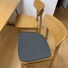 無印良品　ダイニングセット　テーブル　チェア　オーク材