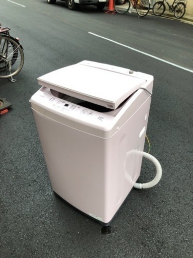 新商品入荷8キロ洗濯機ピンク　2020年保証付き大阪市内配達設置無料
