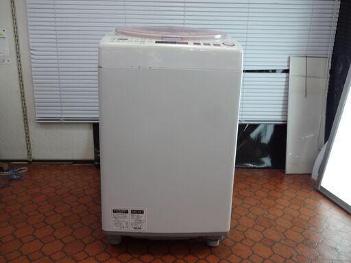 ID 108622　洗濯機　シャープ　8K　２０１７年製　ES-TX8A-P