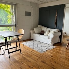 【ネット決済】IKEA二人掛けソファ　引き取り限定！