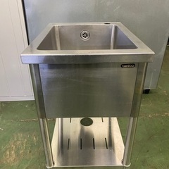 タニコー業務用1槽シンク水切付 TA-1SL-120 タニコー 水切付一槽