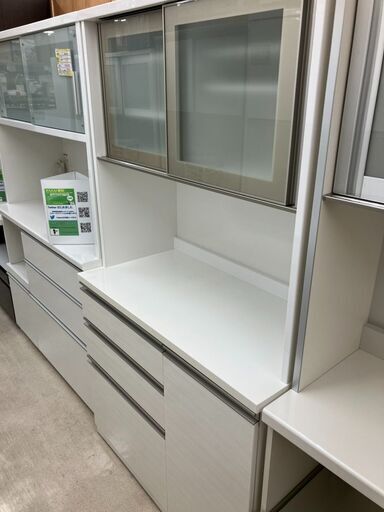 高機能シリーズNITORI リガーレ 100幅 レンジボード ニトリ キッチンボード カップボード 食器棚