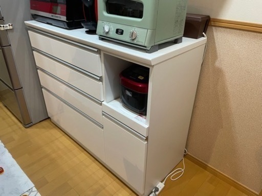 【訳あり】ニトリ　キッチンカウンター　レジューム