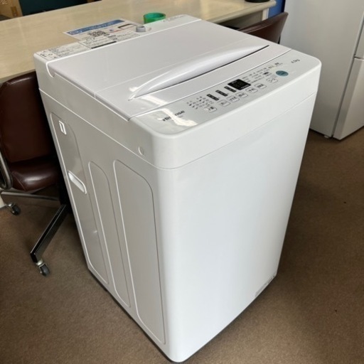 2019年製　【ハイセンス】全自動洗濯機 4.5㎏ HW-E4503 おしゃれ着コース 風乾燥 槽乾燥 チャイルドロック