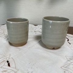 【未使用】萩焼夫婦茶碗