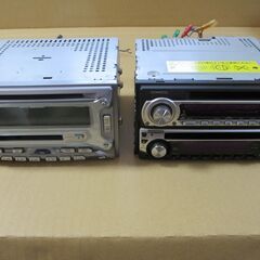 古いカーオーディオ　中古３台　ジャンク品　ありがとうございました。