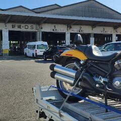 福岡のバイク車検、バイク輸送
