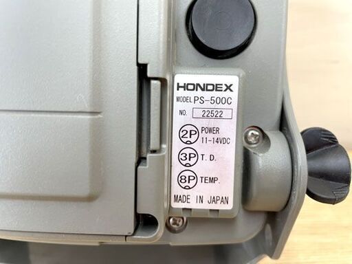 HONDEX 魚群探知機 PS-500C ケーブル付き ホンデックス 魚探 通電のみ