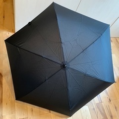 【美品】 折りたたみ傘 ブラック②