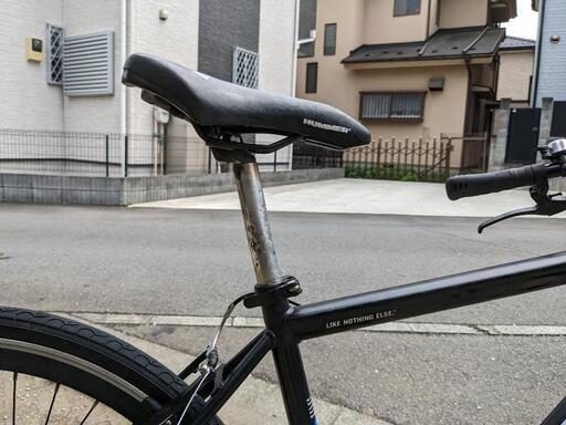 hummer クロスバイク 黒450mm700×32C グリップシフト リア7段狭山市