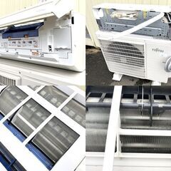 札幌近郊 送料無料 富士通ノクリア ルームエアコン 2015製 10畳用◇AS