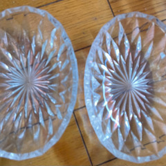 昭和レトロ　ガラスの器　2つセット  