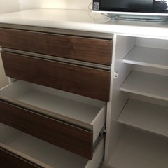 売却決まりました。問い合わせストップします】大川家具グレース食器棚