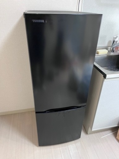 ㊗️【完売御礼】TOSHIBA ノンフロン冷凍冷蔵庫 2ドア冷蔵庫 153L GR