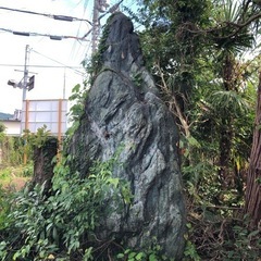 高さが約３メートルある大きな石
