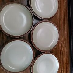 164 陶器製の皿、持ち手付皿（800円→500円に値下げしました♪）