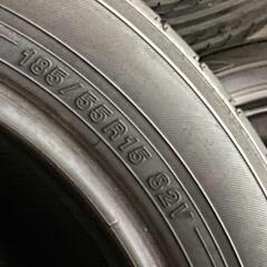 🌞185/55R15⭐工賃込み！bB、フィット、ノート、マーチ、デミオ、ベリーサ、コルト等に！バリ山！美品！YOKOHAMA製サマータイヤ入荷しました🌞
