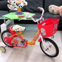 札幌市/清田区　アンパンマン 補助輪付き 子供用自転車 自転車 ...
