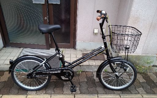 [SAKAMOTO]PAOLA(パオラ)20吋 コンパクト自転車 シングル/ブラック